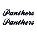 Panthers Text Temporary Tattoo (1.5"x2")